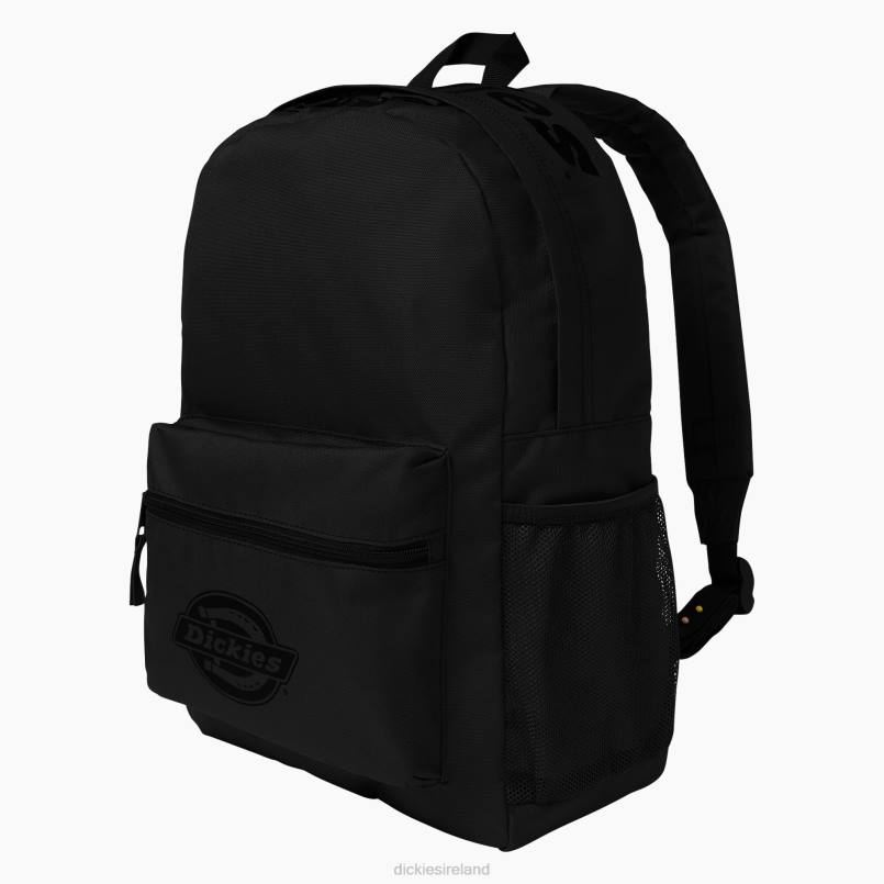 Dickies Unisex Logo Backpack Black/Black Logo (BKBK) N80J2730 Accessories
