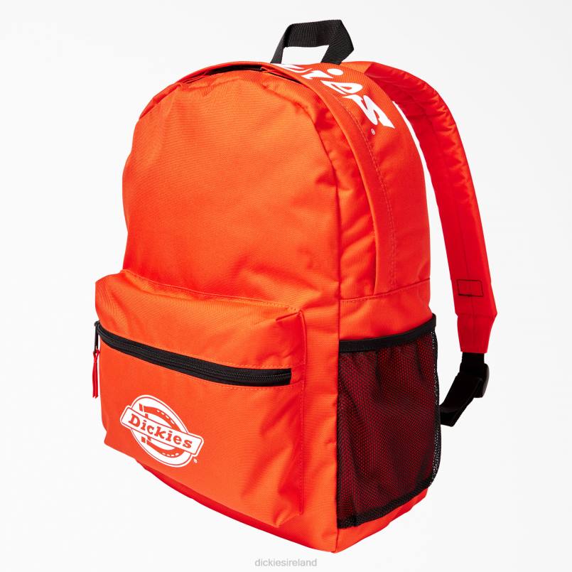 Dickies Unisex Logo Backpack Orange (OR) N80J2735 Accessories