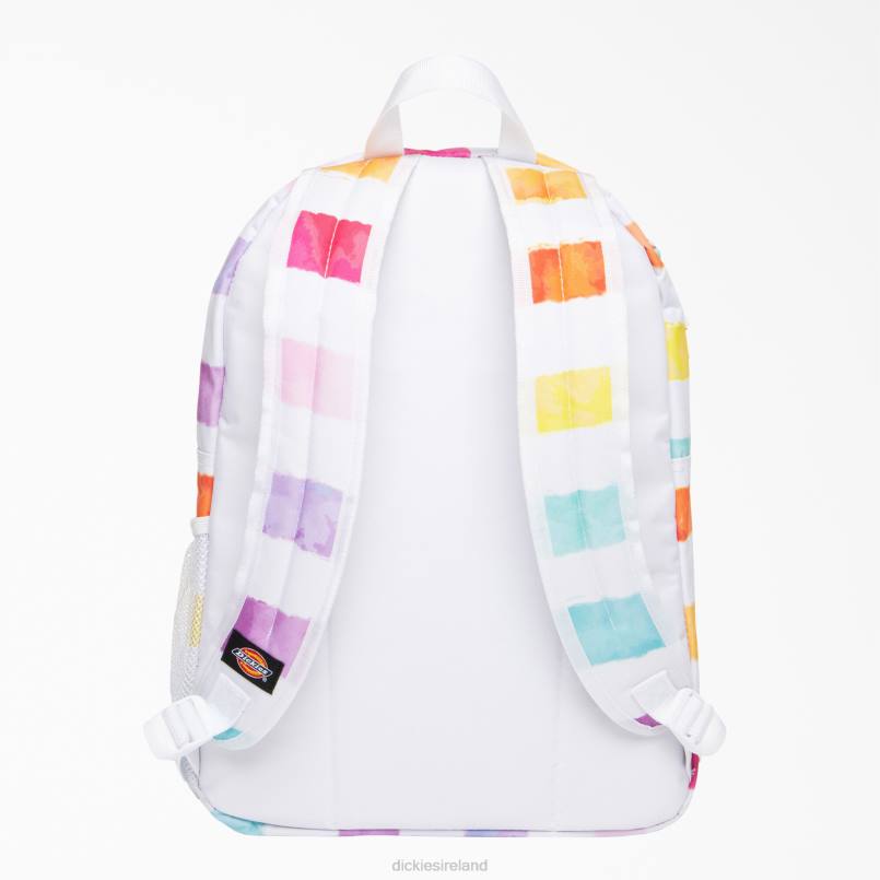 Dickies Unisex Santa Monica Student Backpack Linear Stripe Print (LSR) N80J2749 Accessories