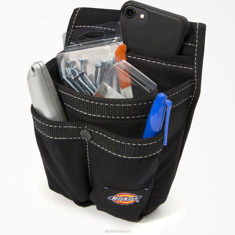 Dickies Unisex 4-Pocket Phone & Tool Pouch Black (BK) N80J3004 Accessories