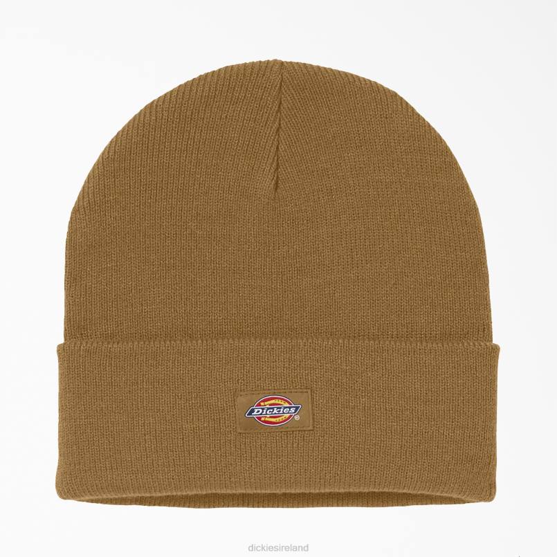 Dickies Unisex Cuffed Knit Beanie Brown Duck (ZBD) N80J1494 Accessories