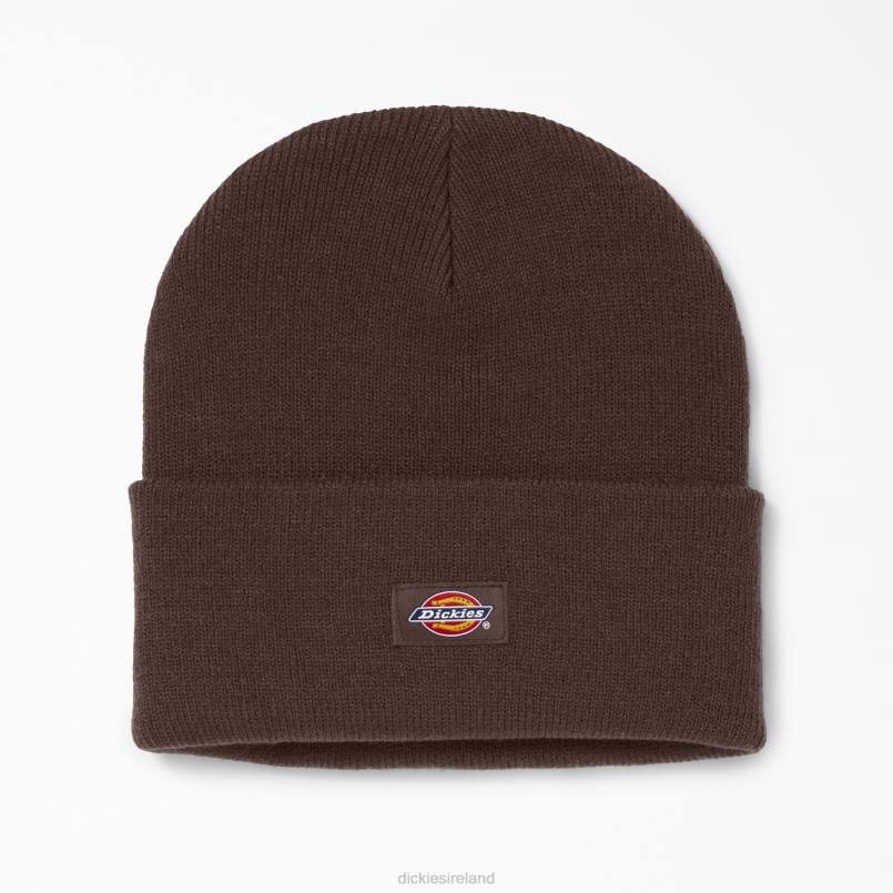 Dickies Unisex Cuffed Knit Beanie Chocolate Brown (CB) N80J1483 Accessories