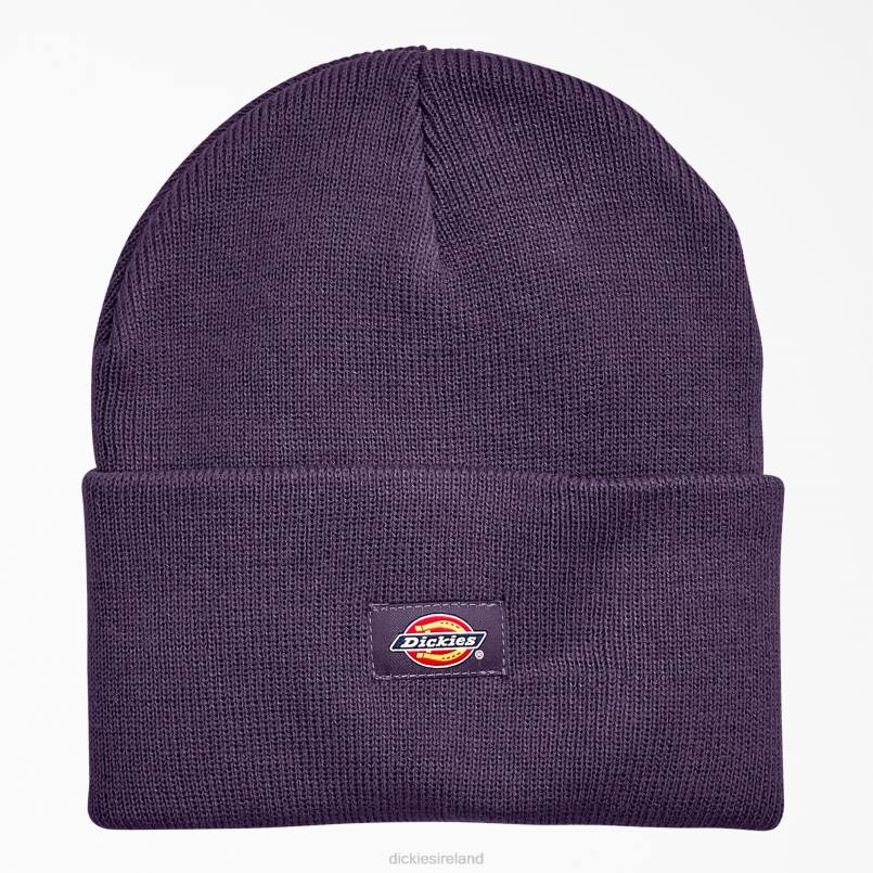 Dickies Unisex Cuffed Knit Beanie Dusty Purple Heather (ZU2) N80J1506 Accessories