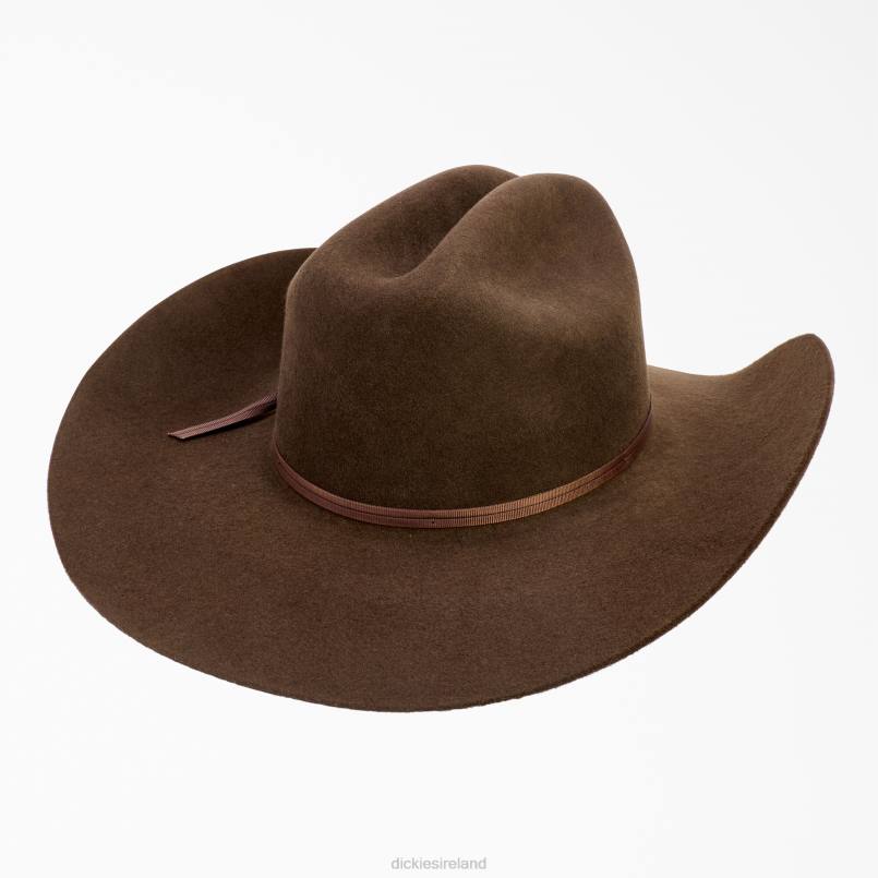 Dickies Unisex New York Sunshine Always Drink Upstream Cowboy Hat Chocolate Brown (CB) N80J2922 Accessories