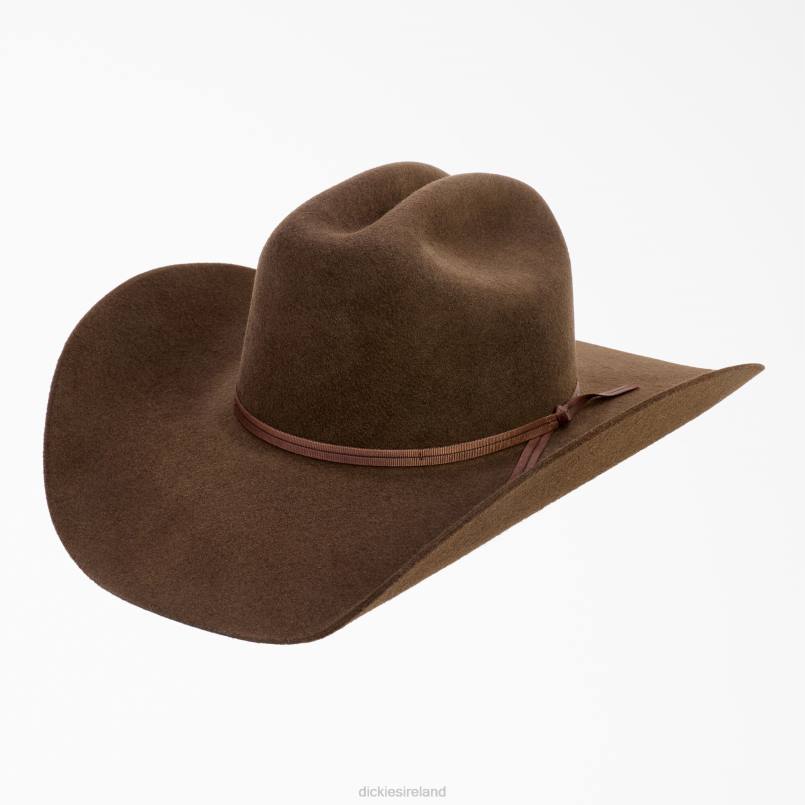 Dickies Unisex New York Sunshine Always Drink Upstream Cowboy Hat Chocolate Brown (CB) N80J2922 Accessories