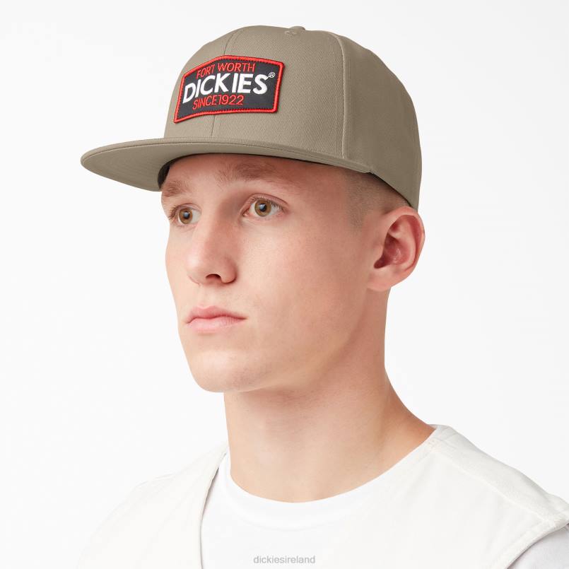 Dickies Unisex Twill Flat Bill Cap Desert Sand (DS) N80J2900 Accessories