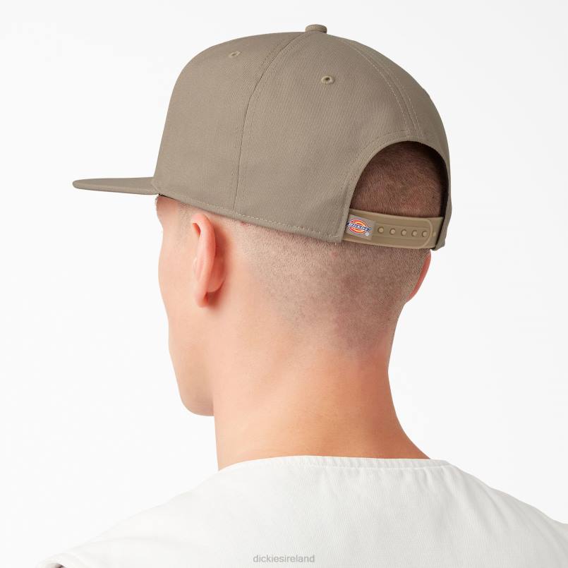 Dickies Unisex Twill Flat Bill Cap Desert Sand (DS) N80J2900 Accessories