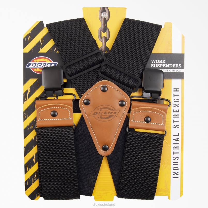 Dickies Unisex 2-Inch Wide Work Suspenders Black (BK) N80J2973 Accessories