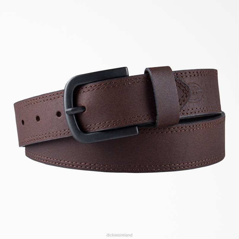 Dickies Unisex Casual Leather Belt Tan (BR) N80J2774 Accessories