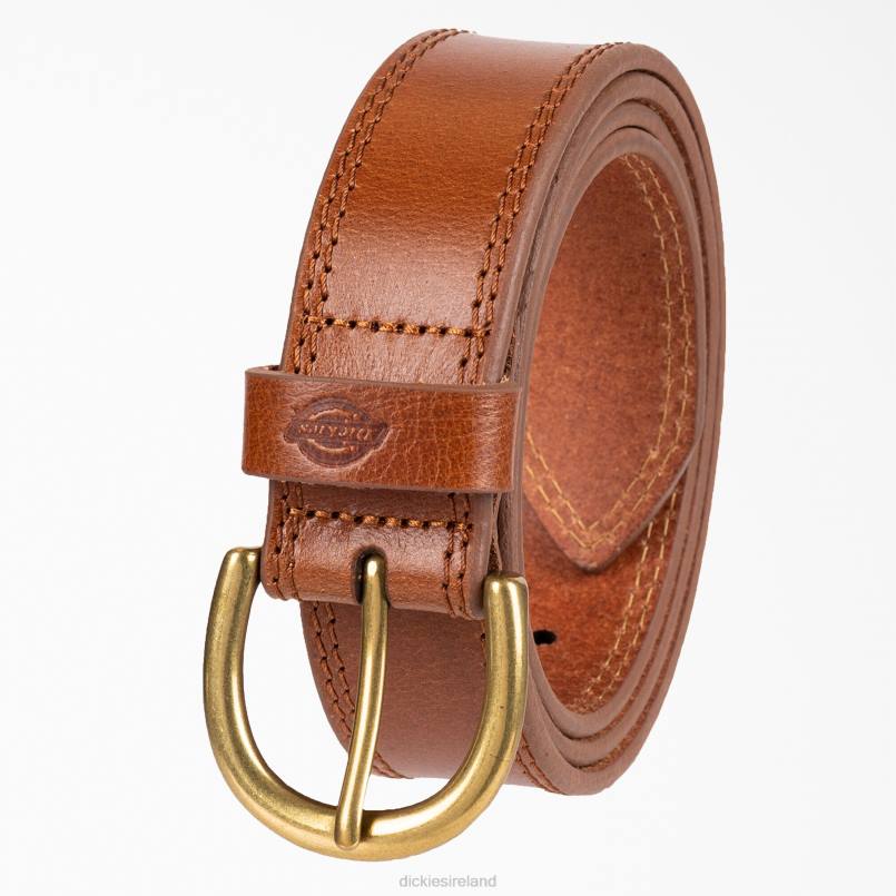 Dickies Women Casual Leather Belt Tan (TAN) N80J2869 Accessories