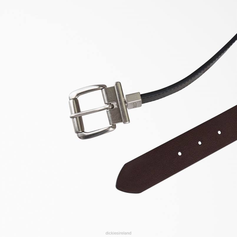 Dickies Women Reversible Roller Buckle Belt Black (BK) N80J2902 Accessories