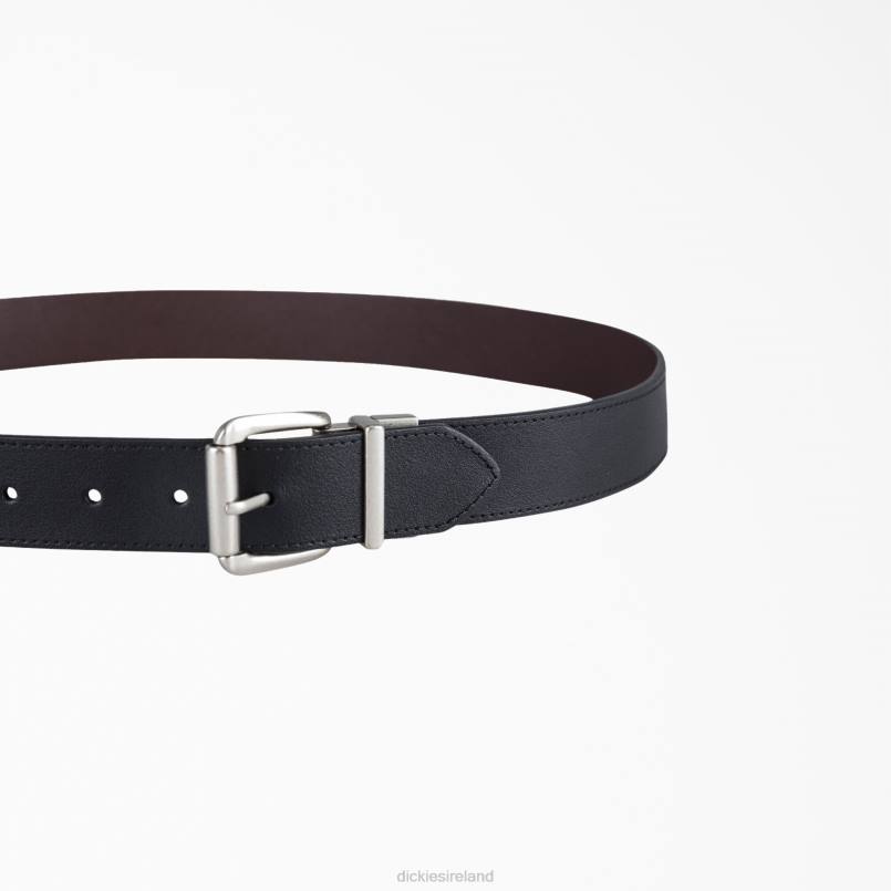 Dickies Women Reversible Roller Buckle Belt Black (BK) N80J2902 Accessories