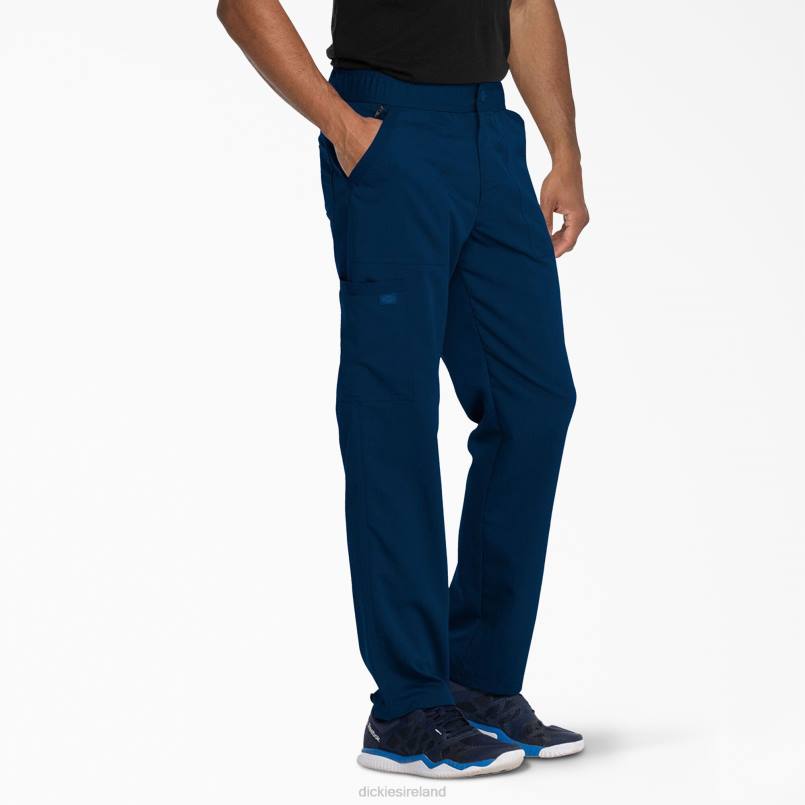 Dickies Men Balance Zip Fly Scrub Pants Navy Blue (NVY) N80J1344 Apparel
