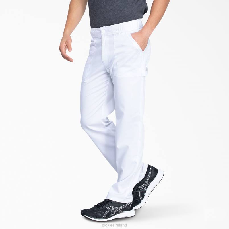 Dickies Men Balance Zip Fly Scrub Pants White (DWH) N80J1340 Apparel