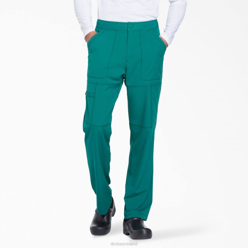 Dickies Men Dynamix Cargo Scrub Pants Hunter Green (HTR) N80J1277 Apparel