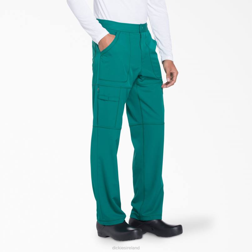 Dickies Men Dynamix Cargo Scrub Pants Hunter Green (HTR) N80J1277 Apparel
