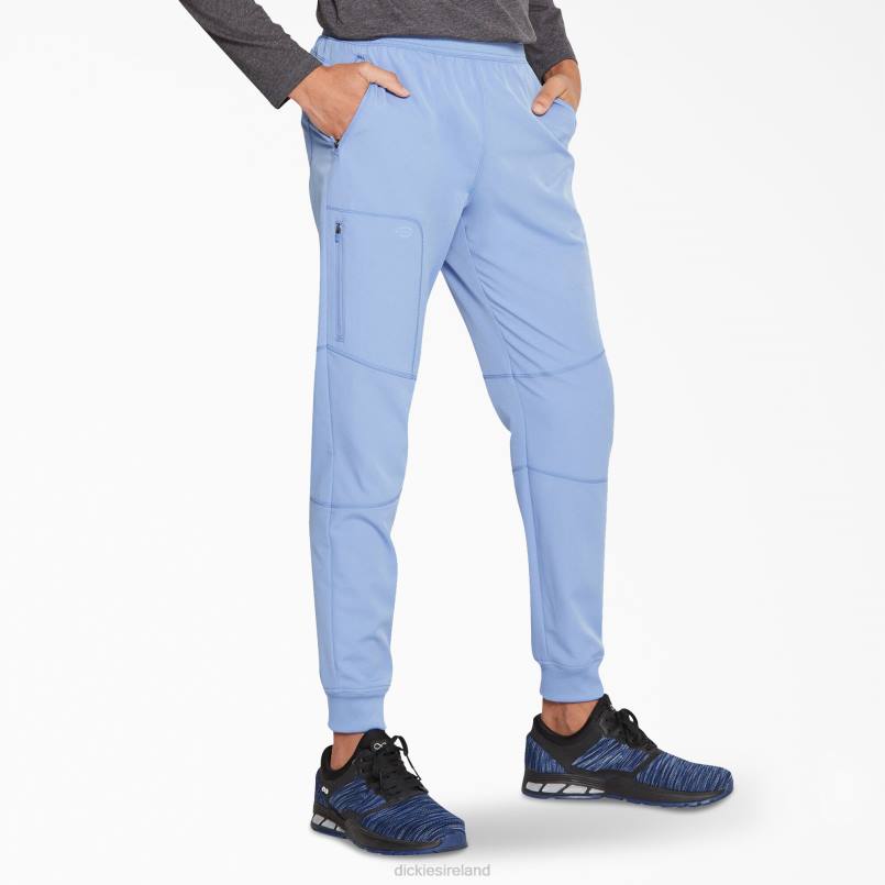 Dickies Men Dynamix Natural Rise Jogger Scrub Pants Ceil Blue (CBL) N80J1394 Apparel
