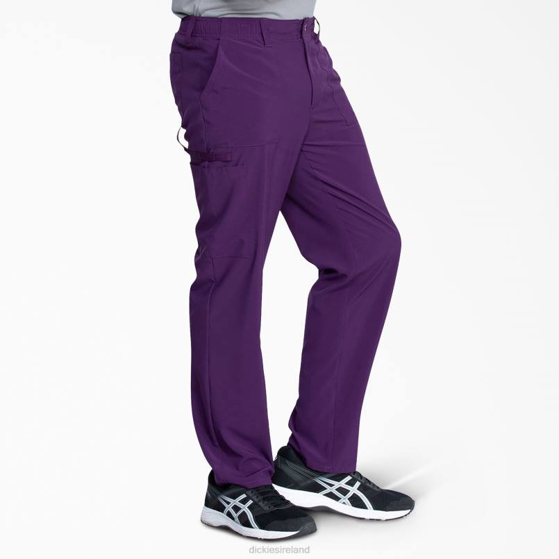 Dickies Men EDS Essentials Scrub Pants Purple Eggplant (EGG) N80J1375 Apparel