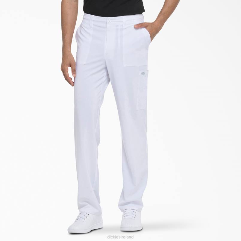 Dickies Men EDS Essentials Scrub Pants White (DWH) N80J1374 Apparel