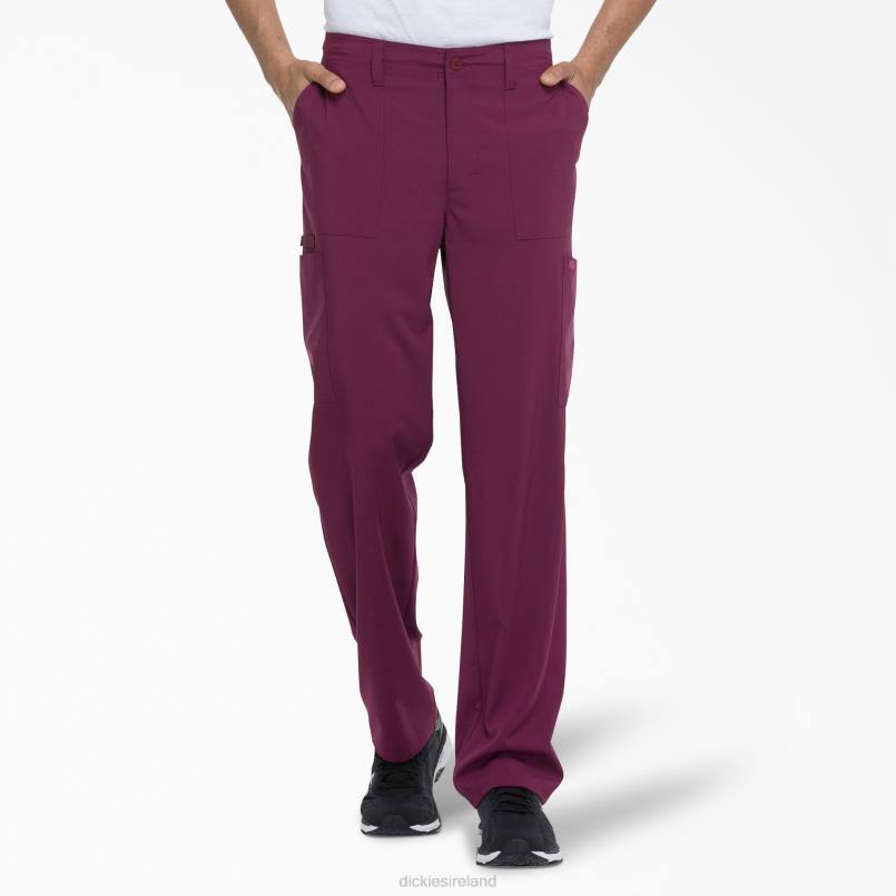 Dickies Men EDS Essentials Scrub Pants Wine (WIN) N80J1384 Apparel
