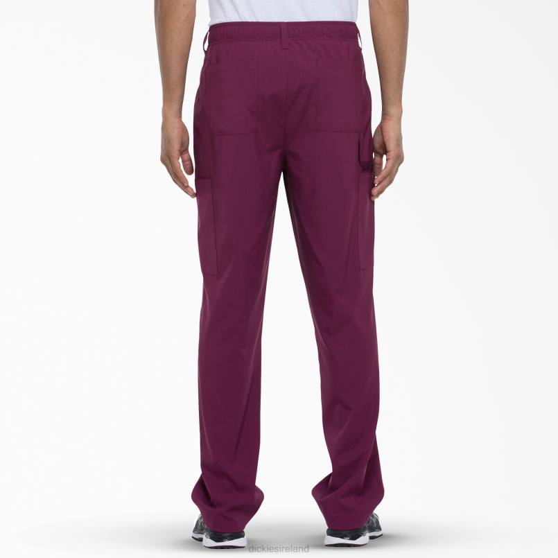 Dickies Men EDS Essentials Scrub Pants Wine (WIN) N80J1384 Apparel