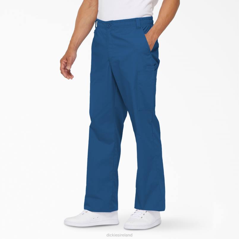 Dickies Men EDS Signature Cargo Scrub Pants Royal Blue (RB) N80J1231 Apparel