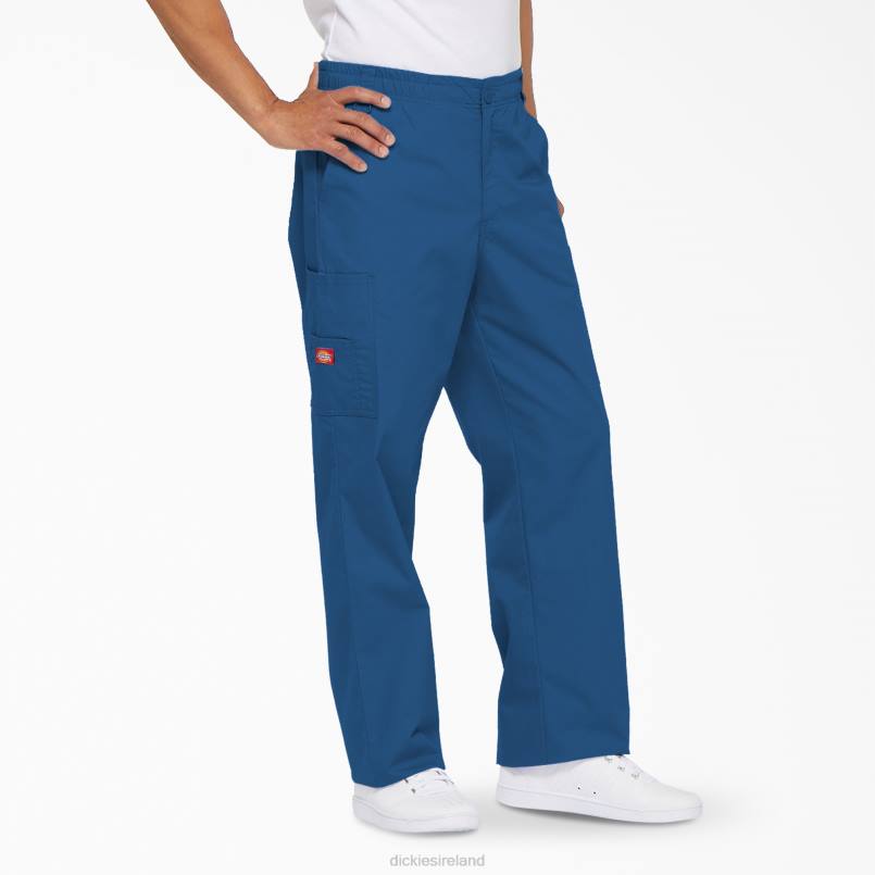 Dickies Men EDS Signature Cargo Scrub Pants Royal Blue (RB) N80J1231 Apparel