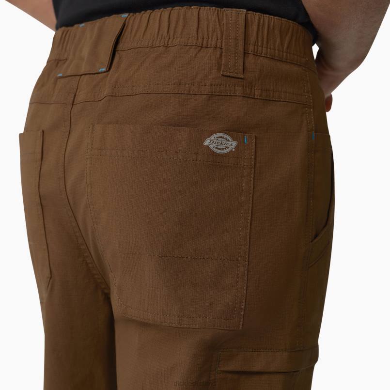 Dickies Men ProTect Cooling Ripstop Cargo Pants Timber Brown (TB) N80J282 Apparel