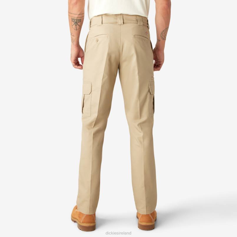 Dickies Men Slim Fit Cargo Pants Desert Sand (DS) N80J75 Apparel