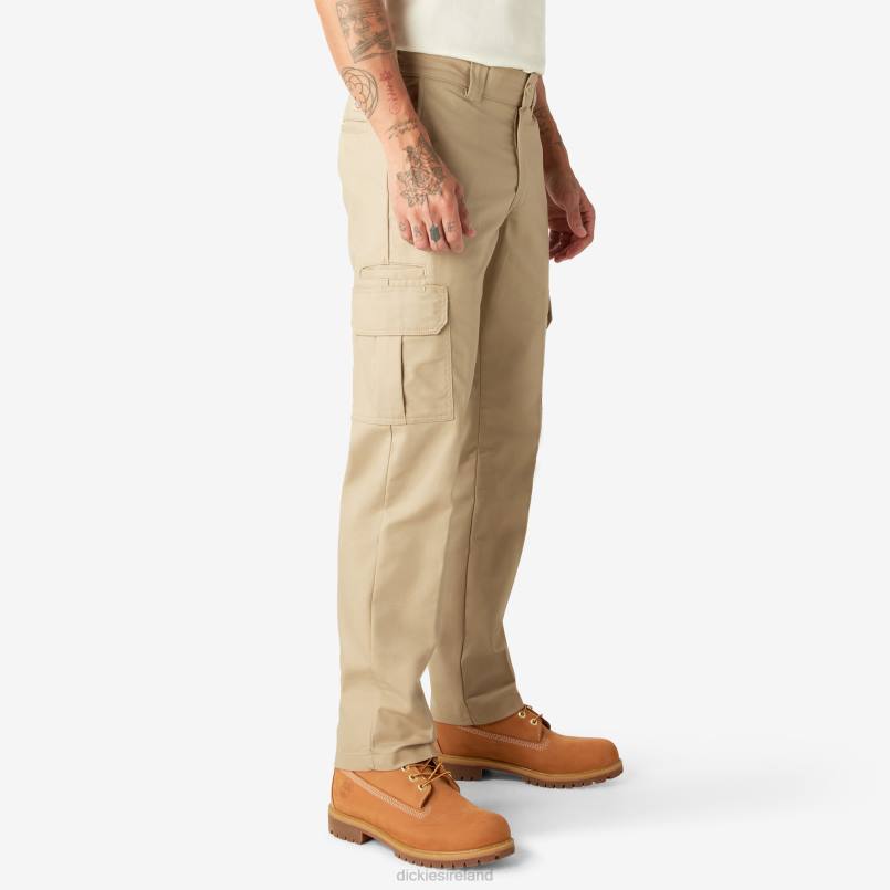 Dickies Men Slim Fit Cargo Pants Desert Sand (DS) N80J75 Apparel