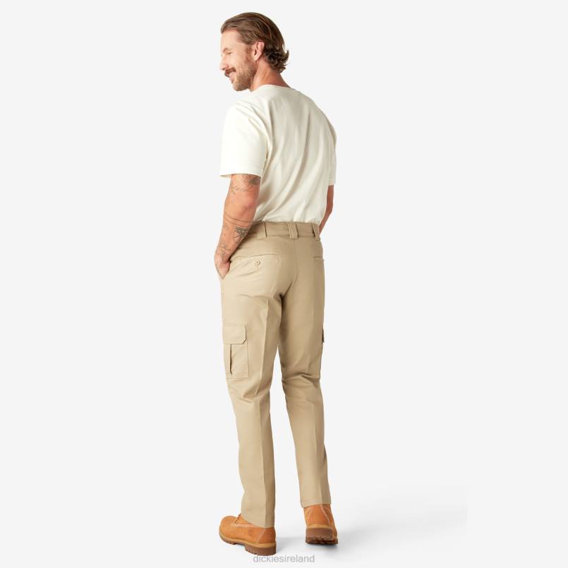 Dickies Men Slim Fit Cargo Pants Desert Sand (DS) N80J75 Apparel