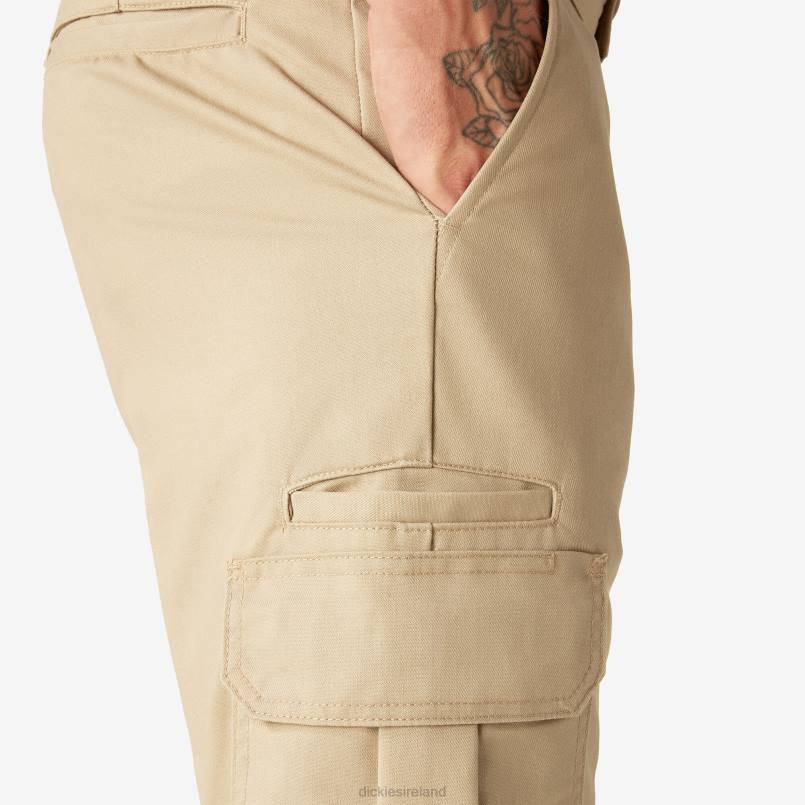 Dickies Men Slim Fit Cargo Pants Desert Sand (DS) N80J75 Apparel