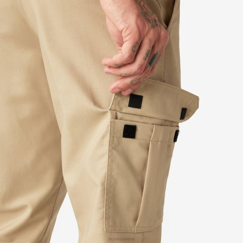 Dickies Men Slim Fit Cargo Pants Desert Sand (DS) N80J75 Apparel