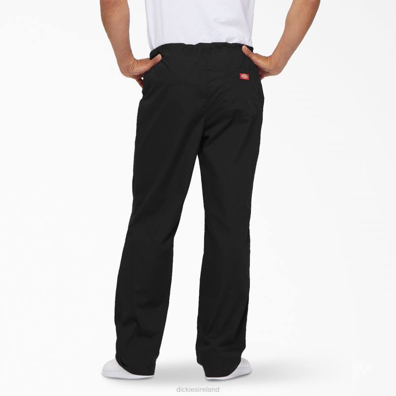 Dickies Men Unisex EDS Signature Scrub Pants Black (BLK) N80J1305 Apparel