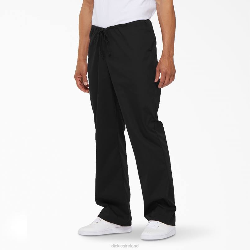 Dickies Men Unisex EDS Signature Scrub Pants Black (BLK) N80J1305 Apparel