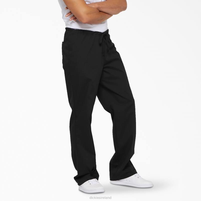 Dickies Men Unisex EDS Signature Scrub Pants Black (BLK) N80J1305 Apparel