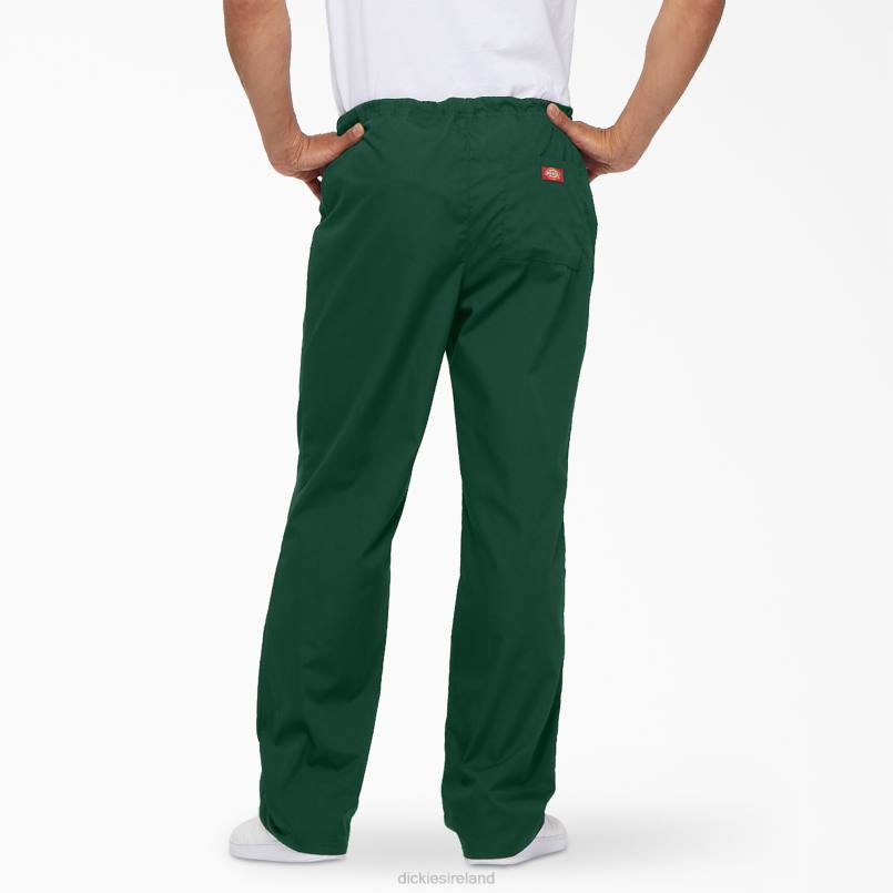 Dickies Men Unisex EDS Signature Scrub Pants Hunter Green (HTR) N80J1315 Apparel