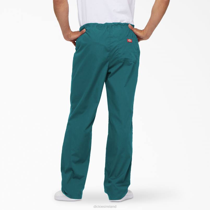 Dickies Men Unisex EDS Signature Scrub Pants Teal (DTL) N80J1308 Apparel