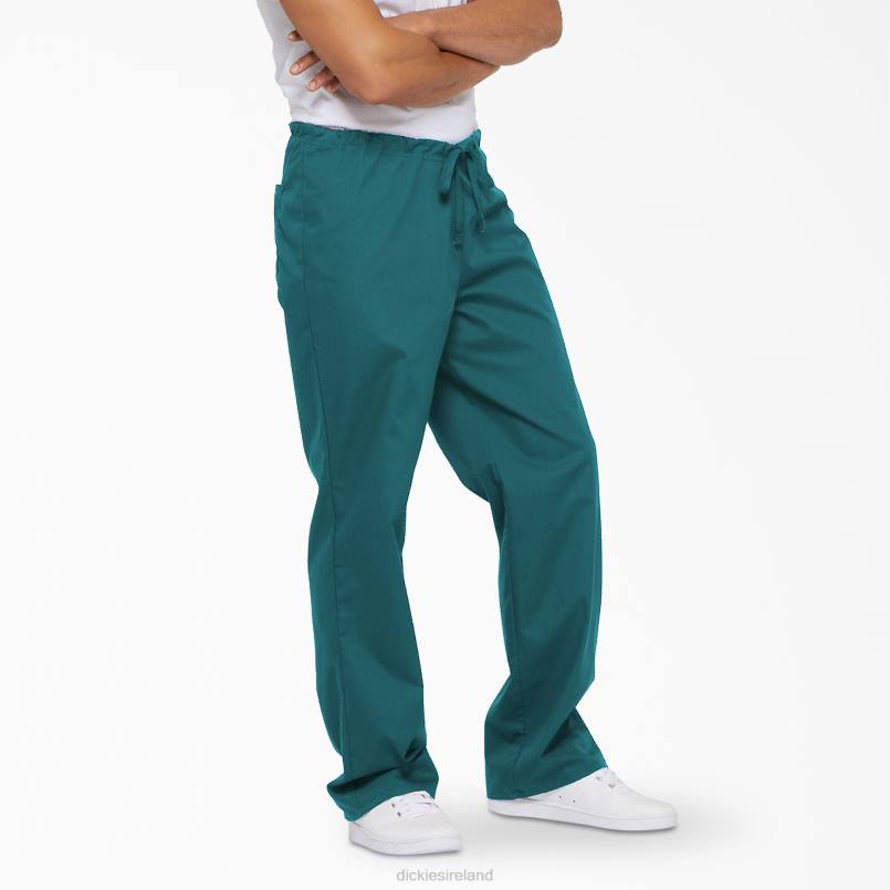 Dickies Men Unisex EDS Signature Scrub Pants Teal (DTL) N80J1308 Apparel