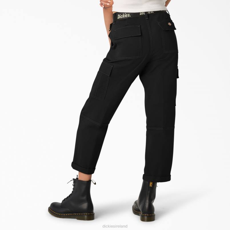 Dickies Women Contrast Stitch Cropped Cargo Pants Regular N80J1804 Apparel