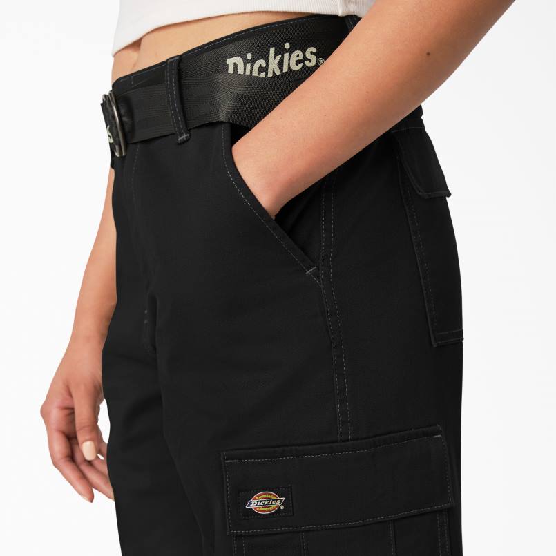 Dickies Women Contrast Stitch Cropped Cargo Pants Regular N80J1804 Apparel