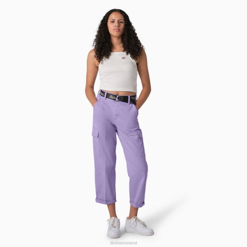 Dickies Women Contrast Stitch Cropped Cargo Pants Regular N80J1806 Apparel