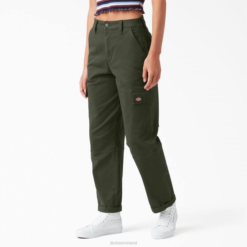Dickies Women Cropped Cargo Pants Regular N80J1704 Apparel