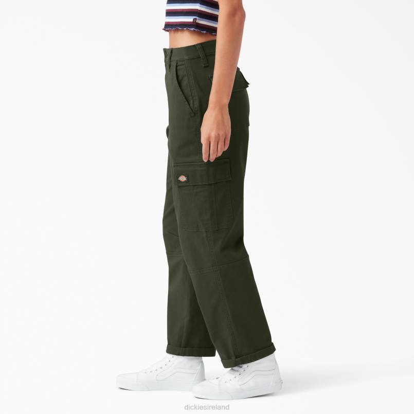 Dickies Women Cropped Cargo Pants Regular N80J1704 Apparel