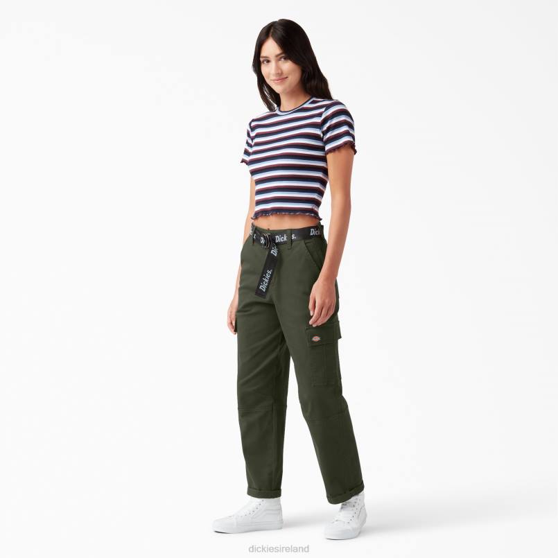 Dickies Women Cropped Cargo Pants Regular N80J1704 Apparel