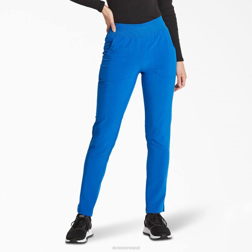 Dickies Women EDS Essentials Tapered Leg Scrub Pants Royal Blue (RB) N80J2517 Apparel