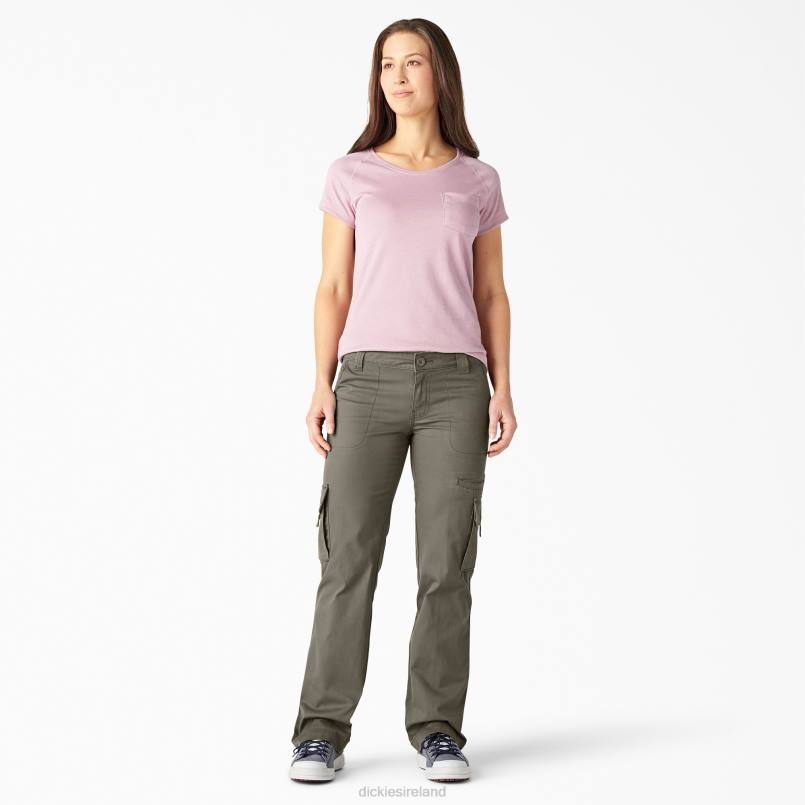 Dickies Women Relaxed Fit Straight Leg Cargo Pants Regular N80J1733 Apparel