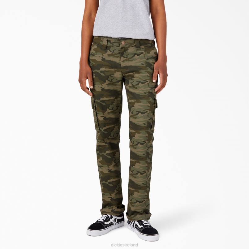 Dickies Women Relaxed Fit Stretch Cargo Pants Regular N80J1744 Apparel