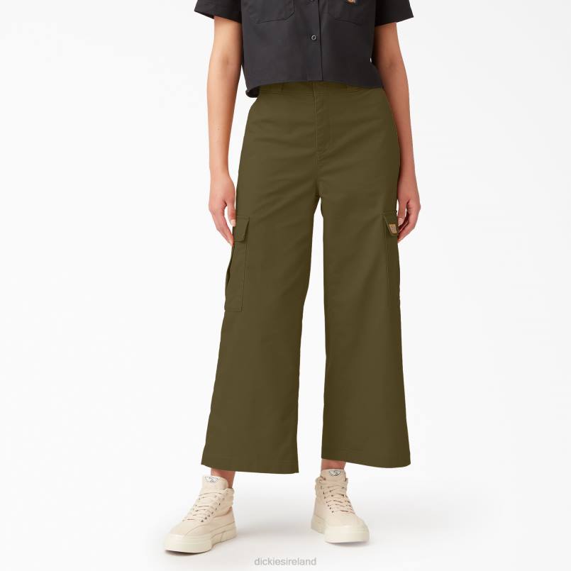 Dickies Women Twill Crop Cargo Pants Regular N80J1737 Apparel