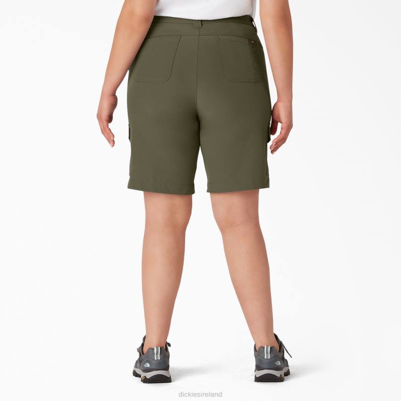 Dickies Women Plus Cooling Cargo Shorts 10